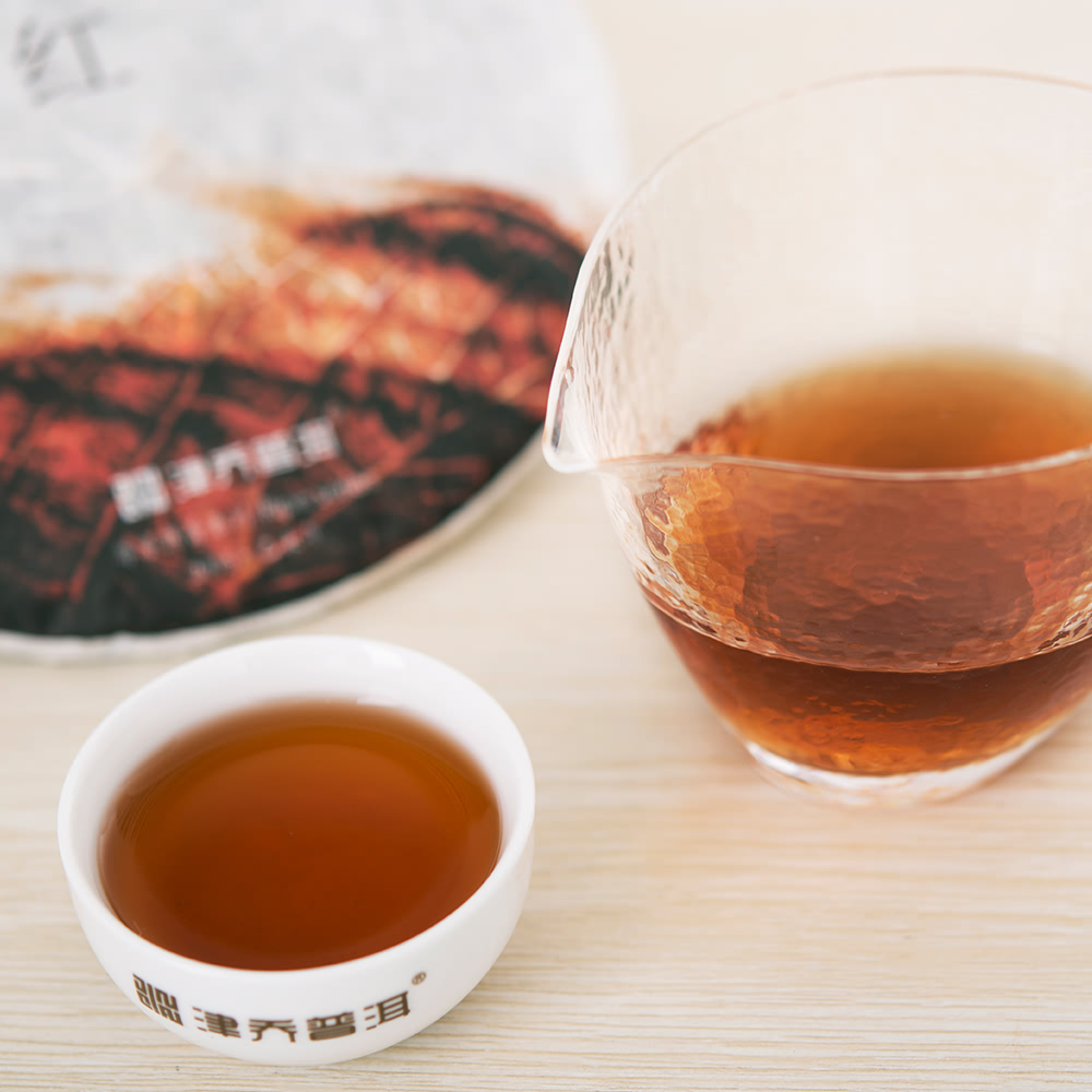 2013年大叶红 熟茶 357g/饼